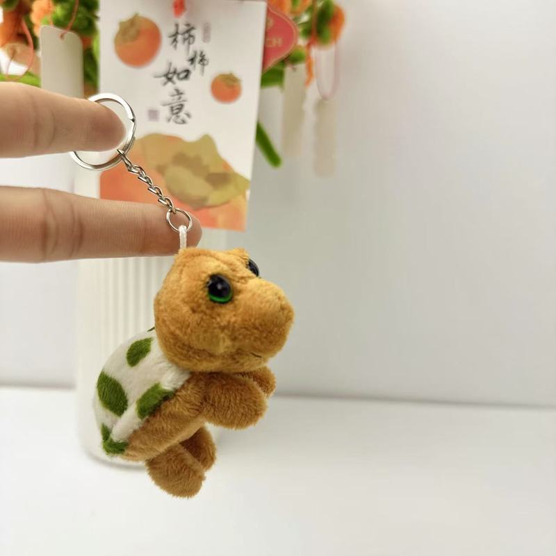 超かわいい小さなカメバッグペンダントぬいぐるみ漫画動物人形かわいいカメキーホルダーペンダント|undefined