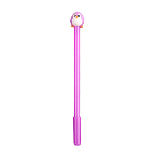 20-pack gel pen wholesale cartoon head girl's water-based pen bag set pen student creative cute super cute