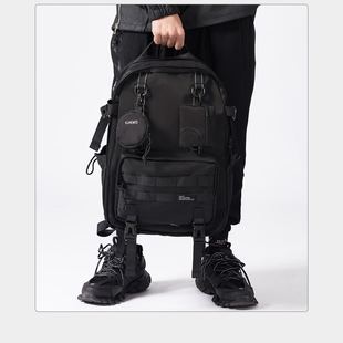 Backpack Men's Functional Outdoor Travel Computer Backpack Waterproof Sports College Student Bag Waterproof and Wear-Resistant