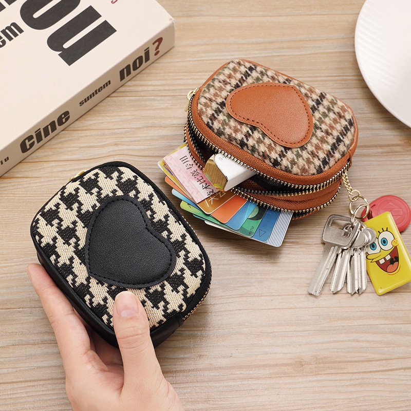 Mil pájaros amor pequeño bolso de cambio nicho femenino diseño exquisito de alta calidad monedas lápiz labial almacenamiento pequeño bolso de tarjetas