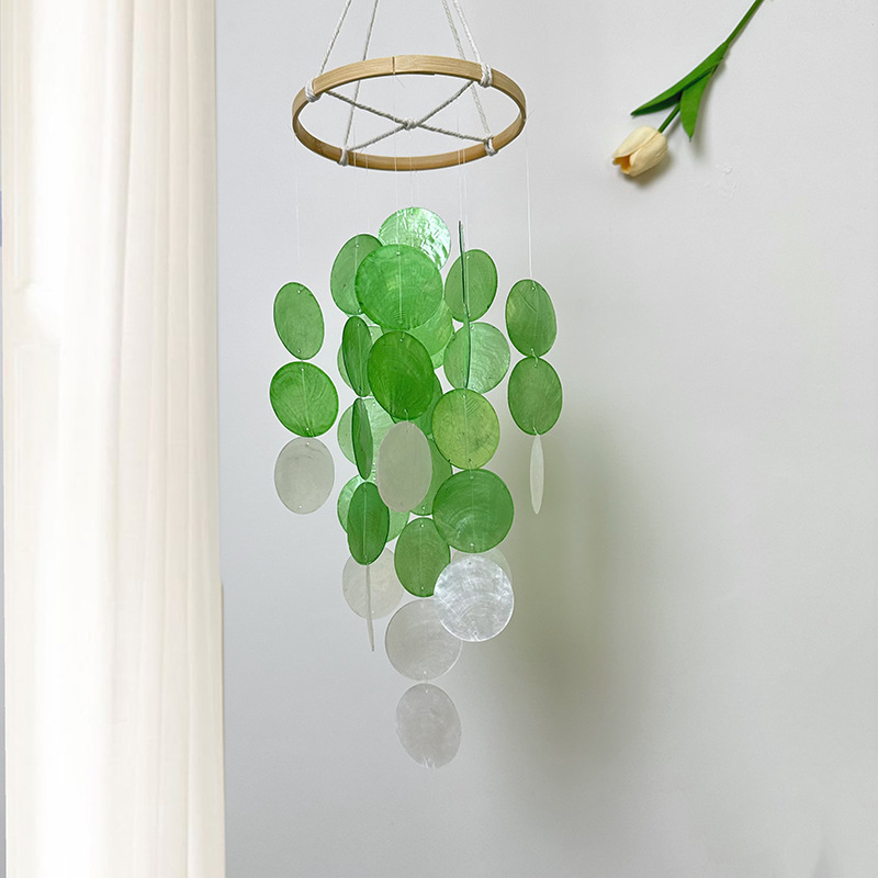 Nordic Style Fresh Shell Wind Bell Hanging Simple Handmade Shell Soft Hanging Ornaments Shooting Props Birthday Gift Nordic Style Fresh Shell Wind Bell Hanging Simple Handmade Shell Soft Hanging Ornaments Shooting Props Birthday Gift