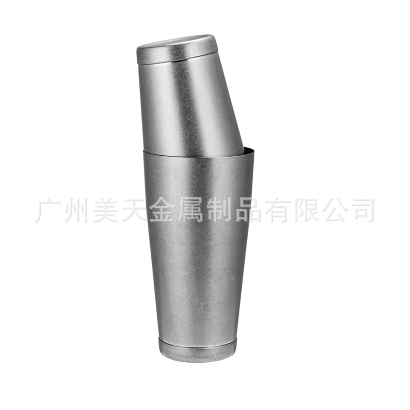 La taza americana de la coctelera Hall de la tres-Sección de Boston de la coctelera del acero inoxidable 304 helada para los viejos fabricantes del comercio exterior