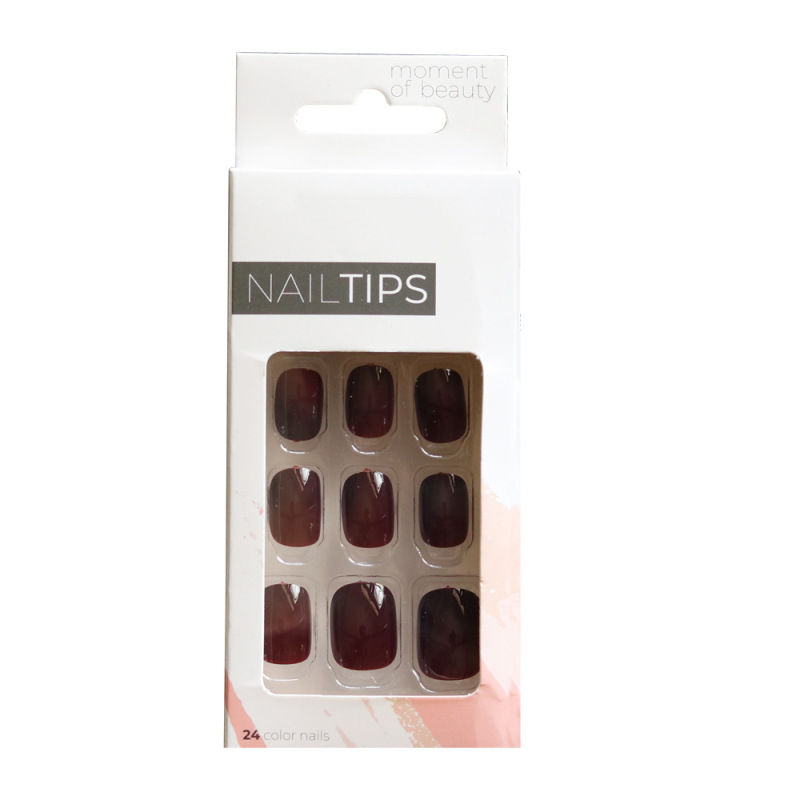 ins风渐变黄穿戴美甲成品假指甲美甲贴片指甲贴片可拆卸指甲nails|undefined
