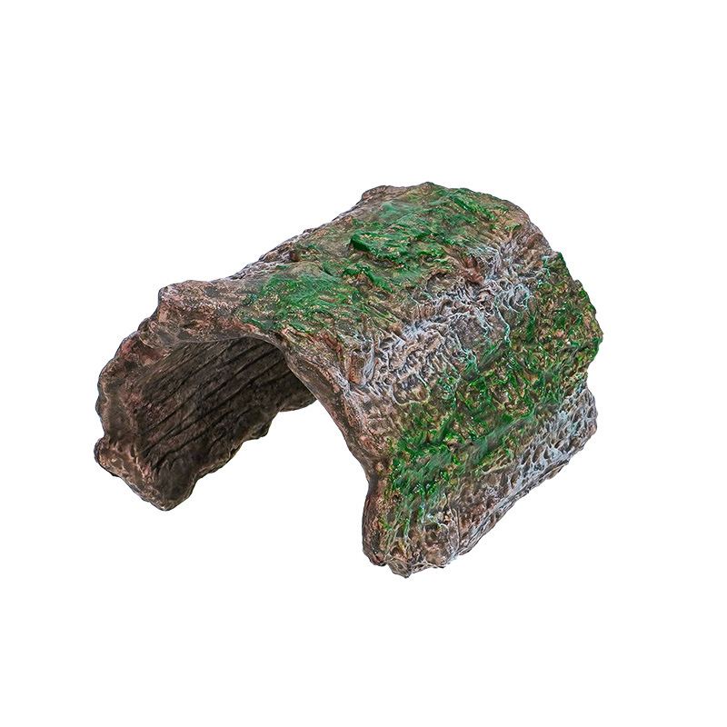 Caja de cría para reptiles transfronteriza, paisajismo, araña rosa de fuego, escorpión de la selva tropical, gecko, lagarto, agujero de árbol, casa de escondite, cueva