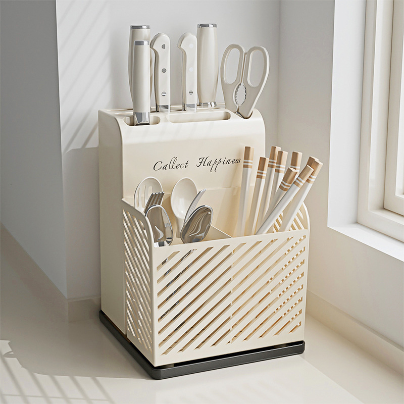 2025 New Kitchen Knife Chopstick Storage Box Knife Rack Storage Rack…