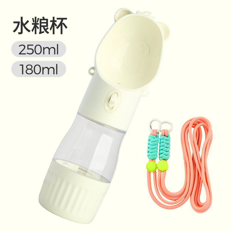 Taza de agua portátil para perros, bebida de agua para mascotas, alimento para perros al aire libre, bebida de agua para bebidas