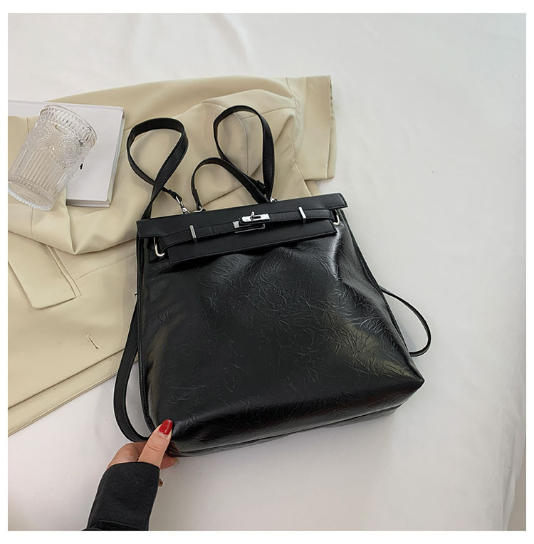 2023 Neue Doppel-Umhängetasche, Einzel-Umhängetasche, Umhängetasche, Dreifach-Nutzungstasche, Handgriff-Muster, Öl-Ledertasche, große Kapazität, beliebte Eimertasche_voghion.com