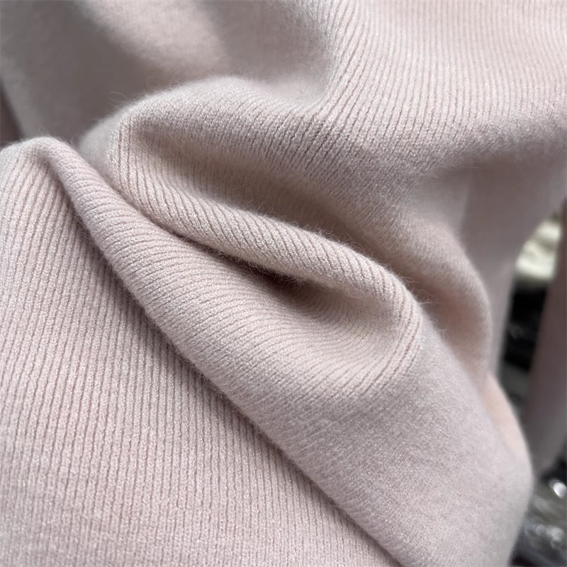 210g Weight Long Sleeve Sleeve Length Pullovers Placket Type Polyester Fabric Type Regular Top Length Sweater Tops Type Daily Occasion High Neck Neckline Slim Fit Type Stripe Pattern Winter, Autumn Season Women's Gender Elegant Style Wholesale Women's Elegant Stripe Long Sleeve Sweaters & Cardigans 2
