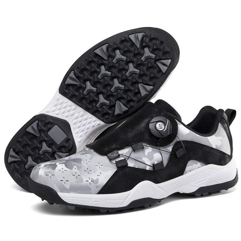 1079 공장 도매 골프 신발 커플 골프 스포츠 캐주얼 신발 손잡이 버클 남성과 여성