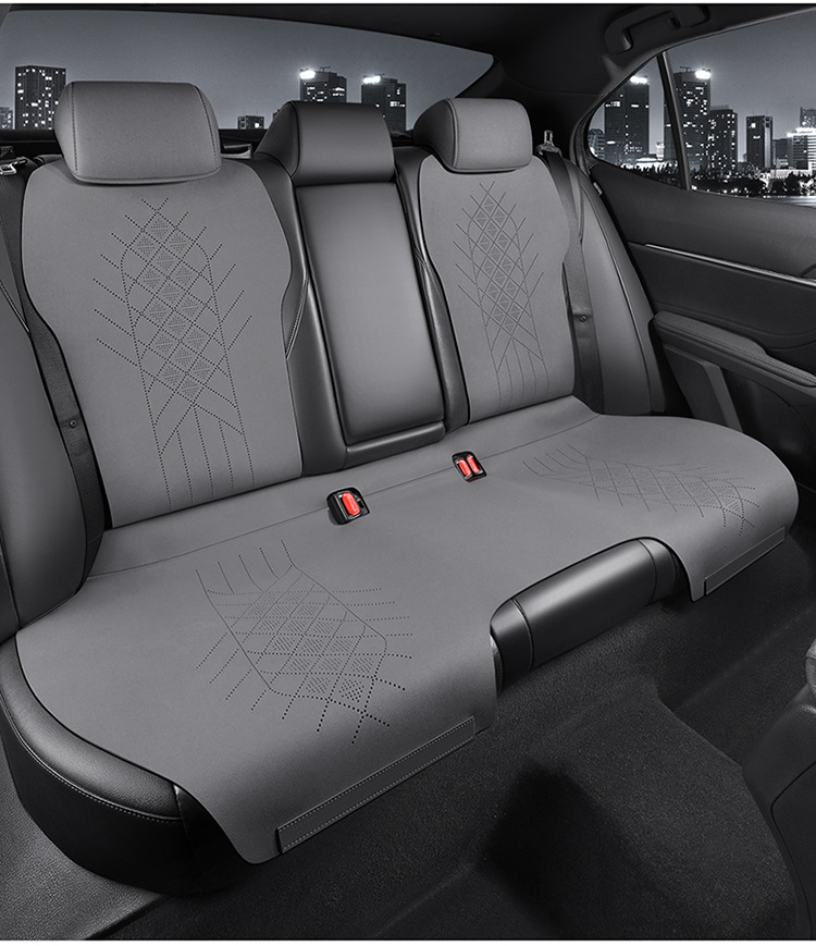 Toyota Crown, Highlander, Camry, and Avalon Are Suitable for Half-Pack Breathable Suede Saddle Pads and Seat Covers