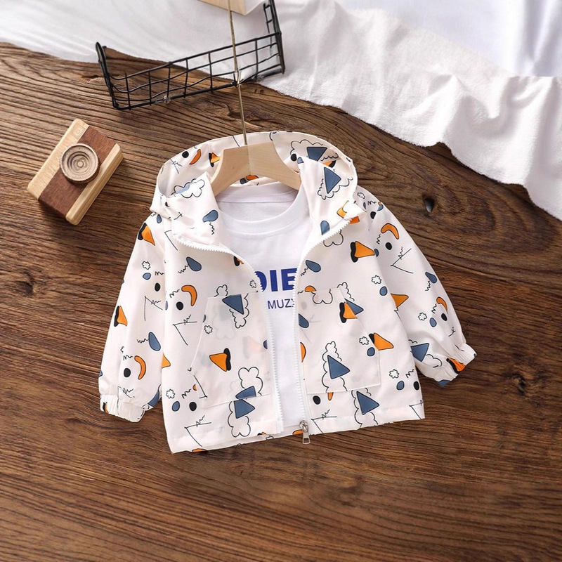Boys' Spring and Autumn Jacket 2026 New Stylish Children's Trendy Streetwear Autumn and Winter Lightweight Jacket Cool Top for Kids