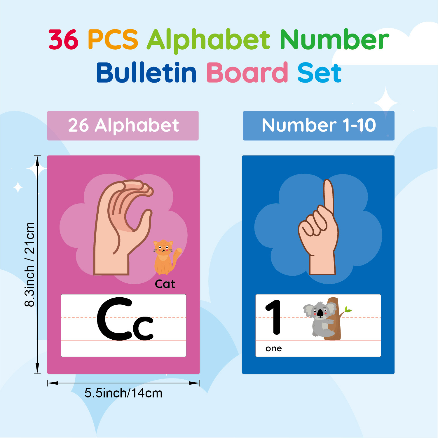 国境を越えた卸売新しいアマゾン子供 ASL 英数字ロゴ言語フラッシュカード掲示板セット装飾