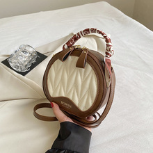 复古时尚手提小圆包女2024夏季新款潮流百搭单肩包小众设计斜挎包