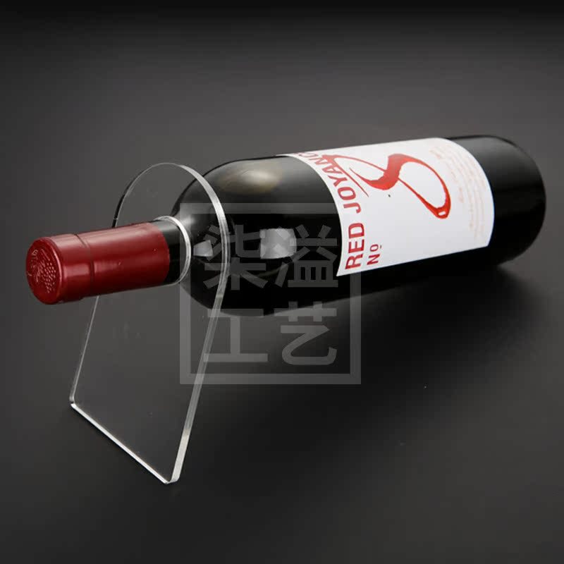 Simple Freestanding Wine Rack for Home Counter Display and Storage of Red Wine Bottles