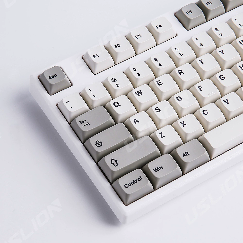 Ретро набор колпачков для клавиш 122 клавиши, профиль XDA, PBT, термосублимация, для механической клавиатуры, домашний/офисный