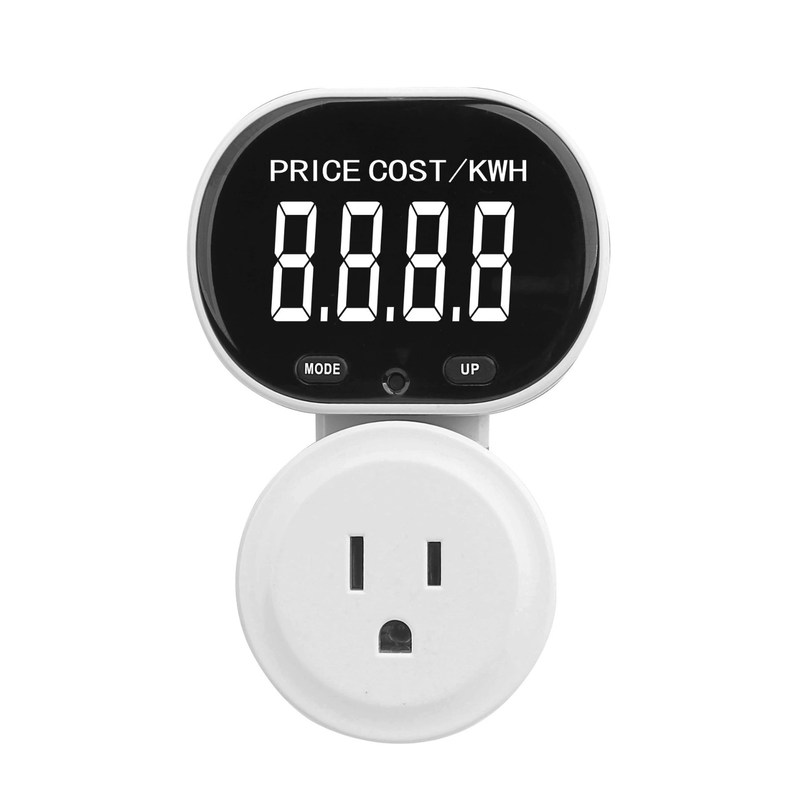 Американские регулировки подсветки поворотный большой экран для измерения мощности розетки Монитор мощности интеллектуальный биллинговая розетка счетчик