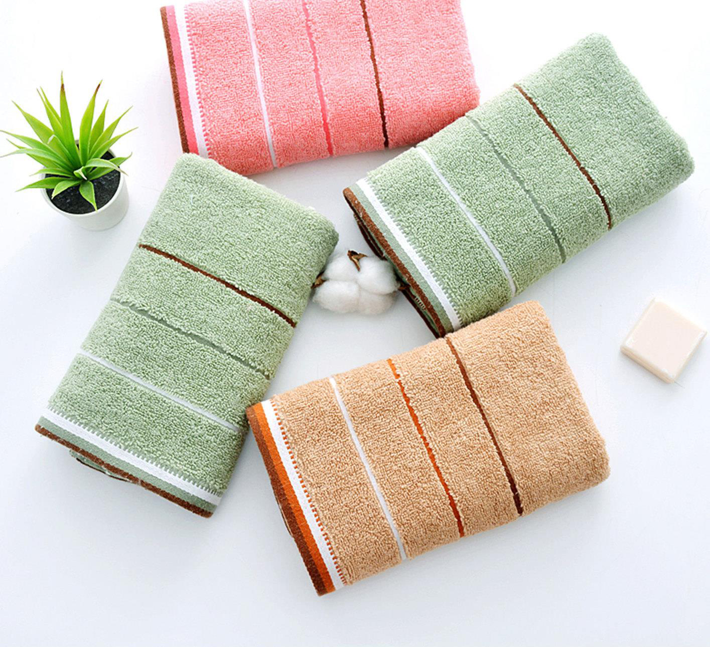 Towels made of pure cotton 40 * 90, bath towels thickened, absorbent, and soft, household washing towels, gifts,_voghion.com