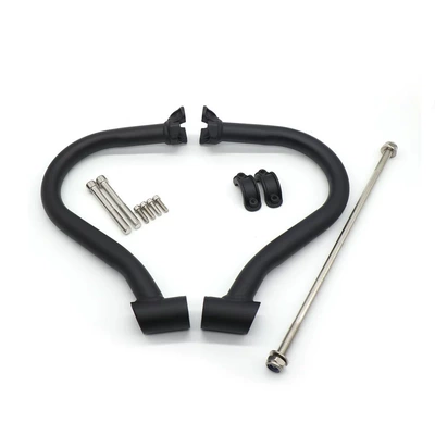 Motorcycle Modified Guard Rail Engine Anti-Fall Bumper Guard Suitable for Honda Cl300 Cl500 (Motorcycle bumper) - black