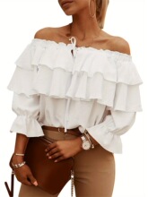 T 80531 One Shoulder Tie Top һ���Iϵ������ �W���羳���R�d��