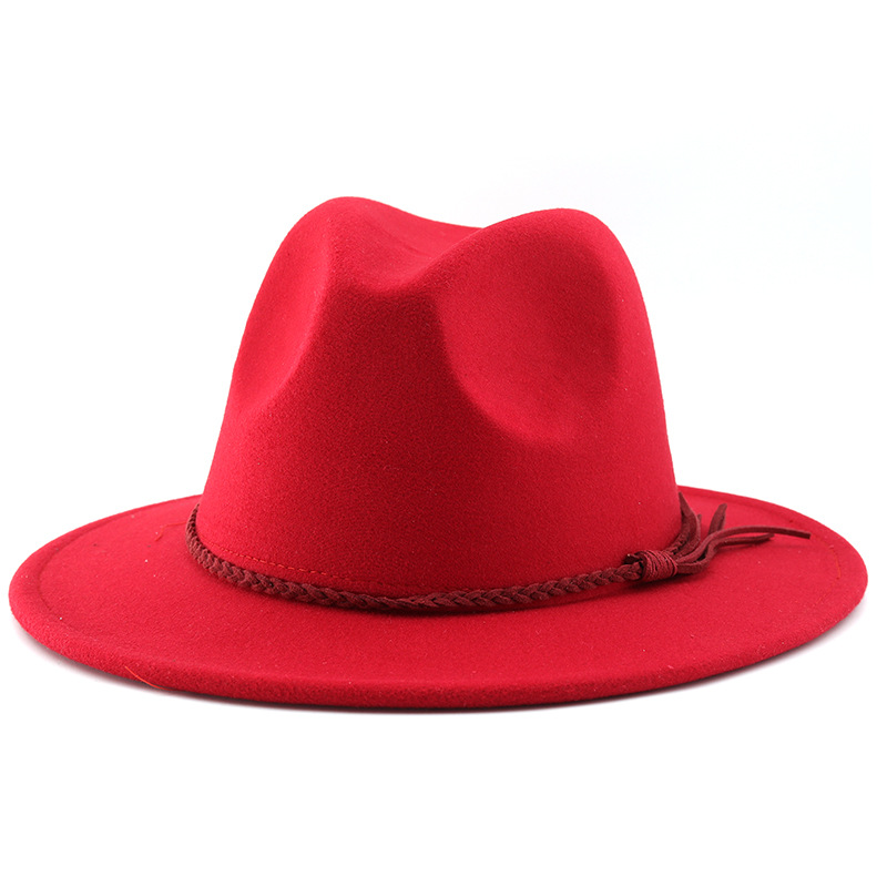 Klassischer Prairie Unisex Jazzhut Mit Wildlederquaste_voghion.com