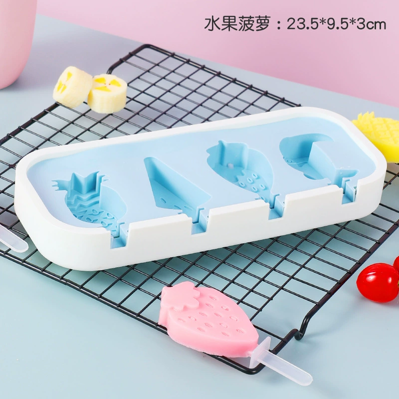 Силиконовая форма для мороженого детская домашняя DIY форма для мороженого, палочка сыра, мультфильм, желе, коробка желе