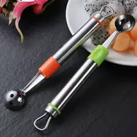 Direct selling stainless steel digging device digging fruit spoon watermelon ball spoon dig fruit dig fruit digging spoon kitchen tool