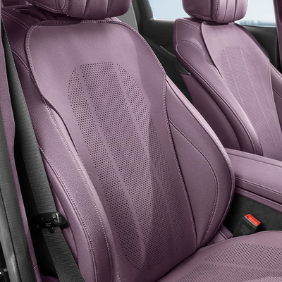 and Breathable Car Seat Cushion | Seat cushion, seat cover - misty-purple-one-piece-of-backrest-for-the-front-and-rear-rows