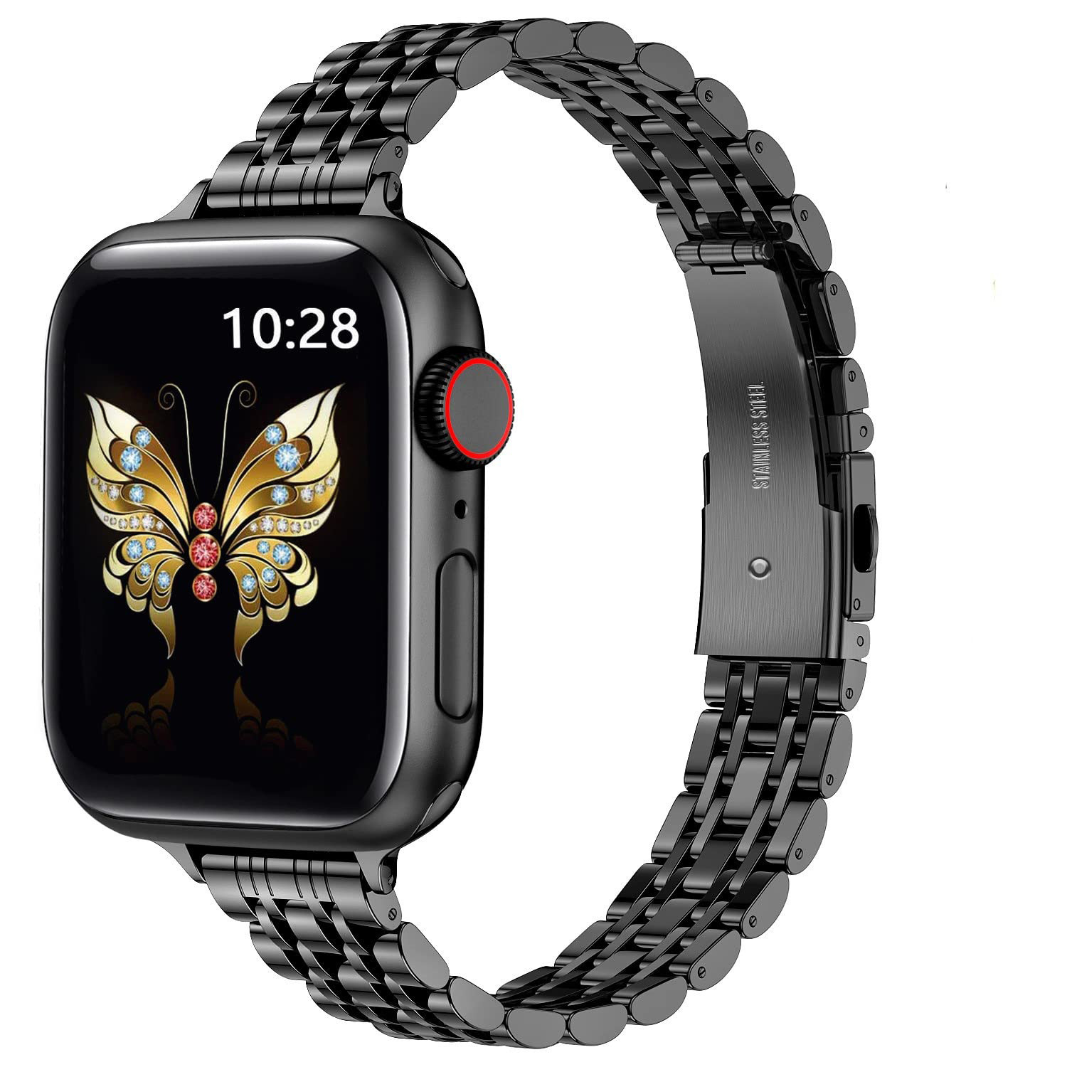 92g Weight Smart watch strap Classification Alloy Material Multicolor, Solid Color Pattern Elegant Style Elegant Multicolor Solid Color Smart Watch Strap 5