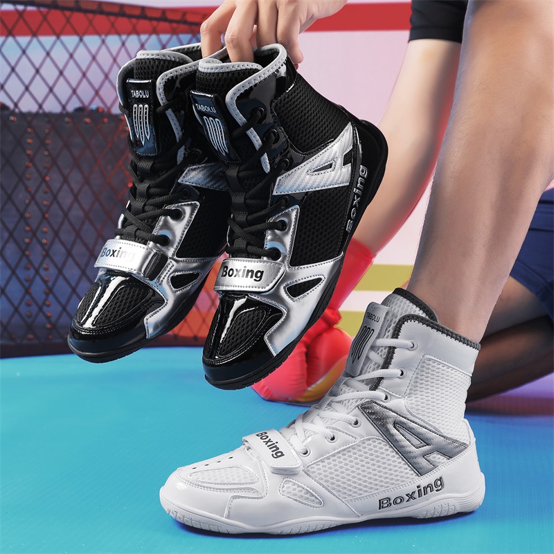 Boxing Shoes for Men, Wrestling and Sanda Shoes, Gym Fighting Shoes, Weightlifting, Squat and Deadlift Training Shoes, Children's Fighting Shoes, Women's Shoes