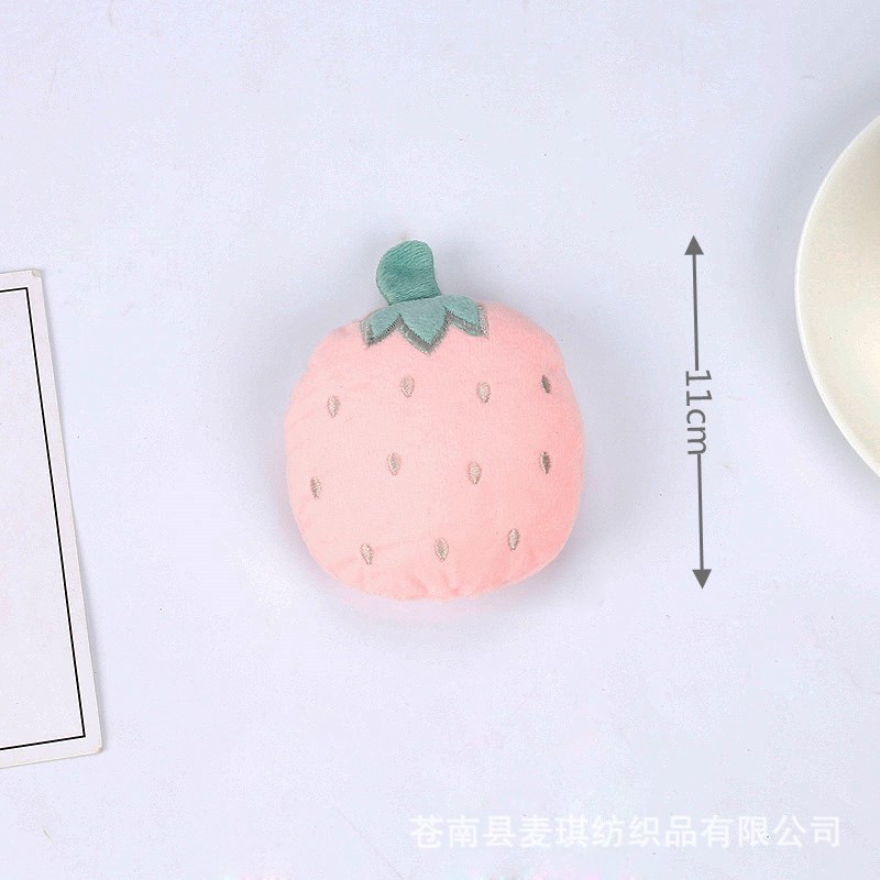 Productos para mascotas nuevos juguetes para gatos Teddy series de frutas de pelo dorado juguetes para gatos de peluche juguetes para perros