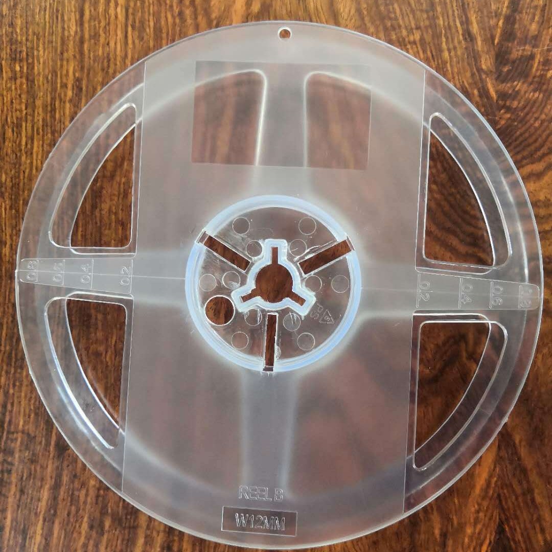 SMD塑胶塑料卷盘 灯条灯带电容电阻电感 载带卷盘 7寸*8MM 透明色