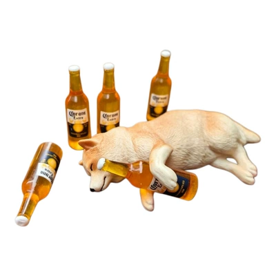 Car ornaments: Shiba Inu Puppy Figurine for