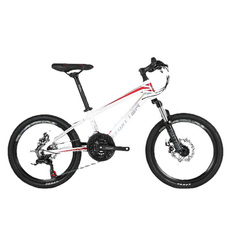 Mountain bike with brake system small-wheeled for students