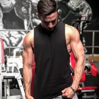 Muscle Fitness Мужской Братья Летний Спорт Отдых Бег Упражнения Легкая пластина с логотипом Бесплатный хлопковый жилет без рукавов Cross Border