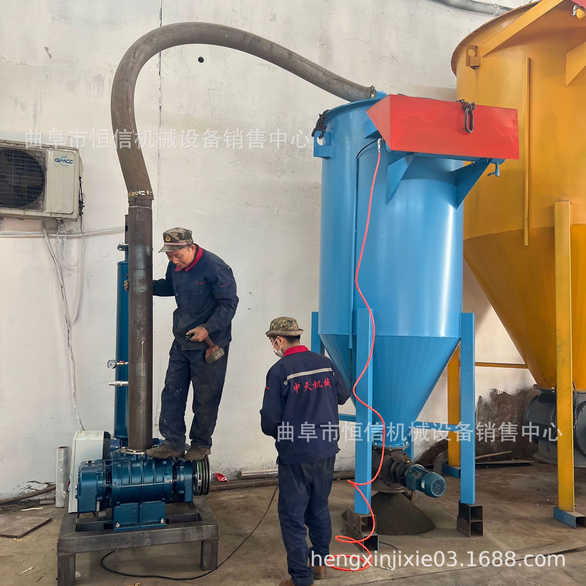 地库水泥粉脉冲除尘气力吸灰机zcjb 鹅卵石粉末吨包气力吸料机直