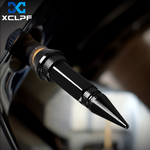 Car bullet valve cap, pointed valve, bicycle, motorcycle, car valve core cap, universal accessories