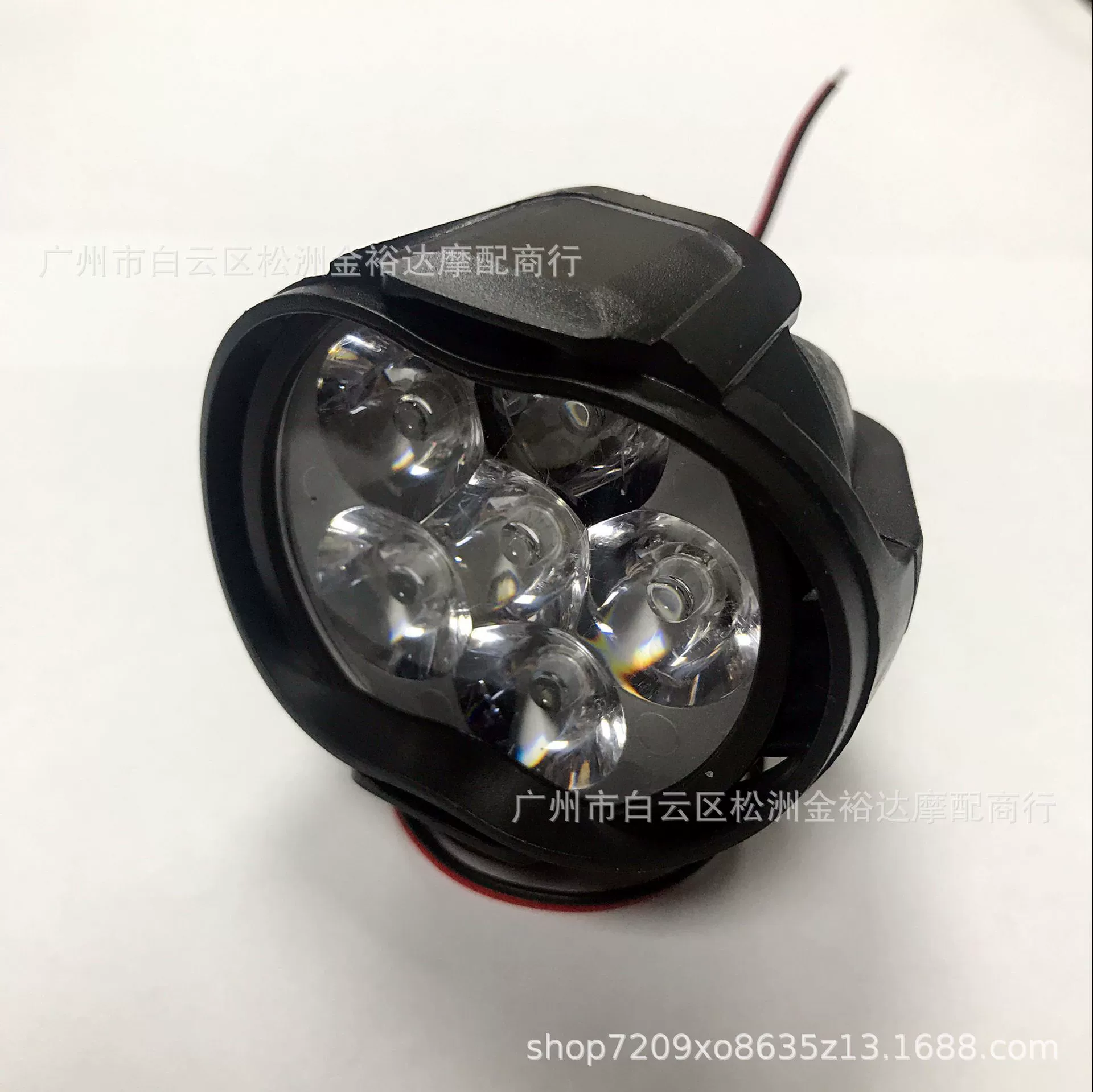 Мотоцикл светодиодный внешний прожектор Модификация аксессуары передняя фара 12 В пластик 6 бусинок внешний светильник кронштейн прожектор