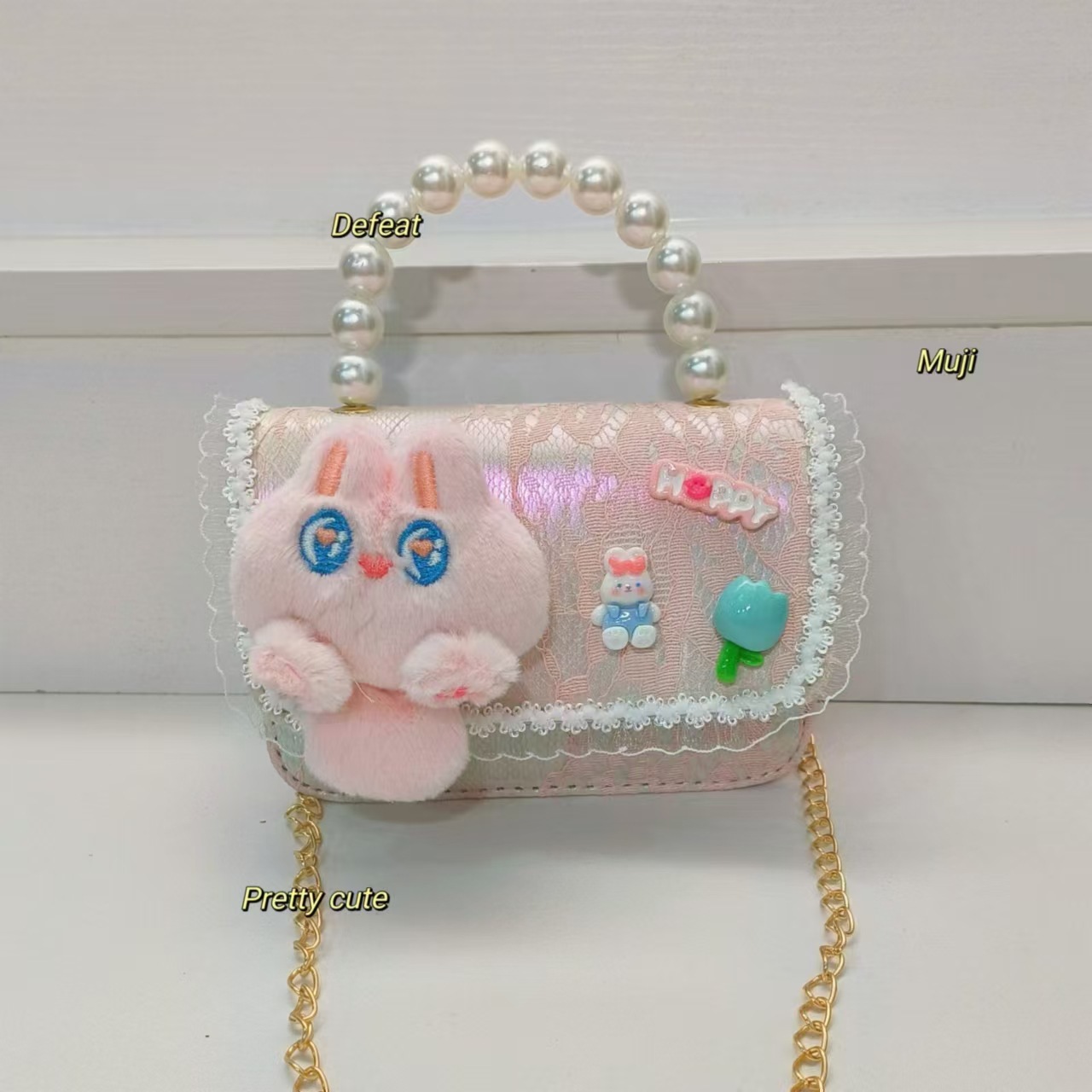 Bolso de perlas bolso de mochila bolso accesorios bolso de gato bolso de niños bolso de cadena bolso cuadrado bolso de Año Nuevo billetera para chicas