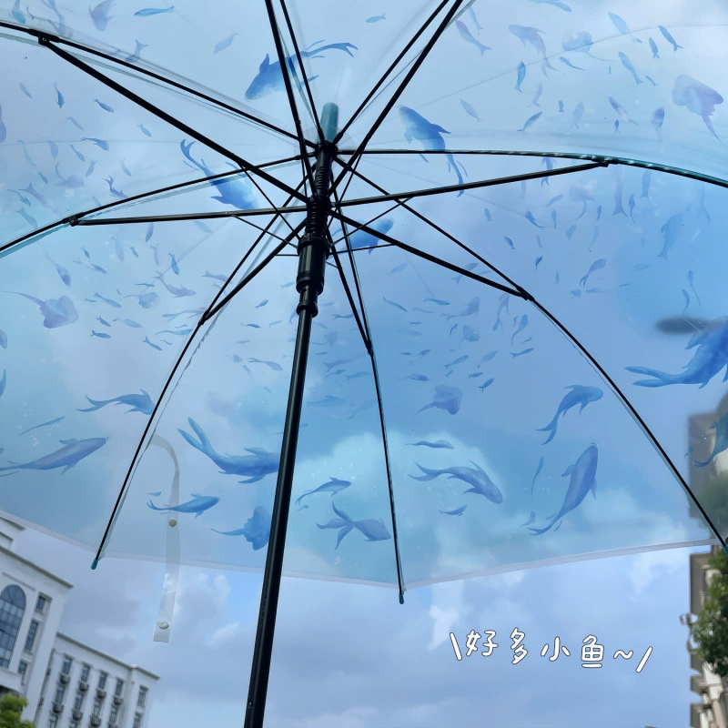 Портативный складной зонт Jellyfish с кобрендингом Fashion Aquarium, прочной ветроустойчивостью, легкий вес, высокая ценность, небольшая ценность, компактный, портативный зонт-диагоналка