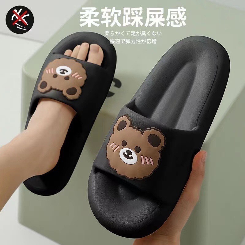 女性用夏のホームスリッパ、かわいいカップル、屋内家庭用入浴、ファッショナブルな柔らかい底の滑り止め既製の男性用卸売スリッパ|undefined