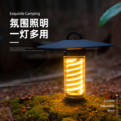 屋外キャンプ灯携帯型小夜灯携帯懐中電灯三脚スタンド照明灯台天幕テント雰囲気灯