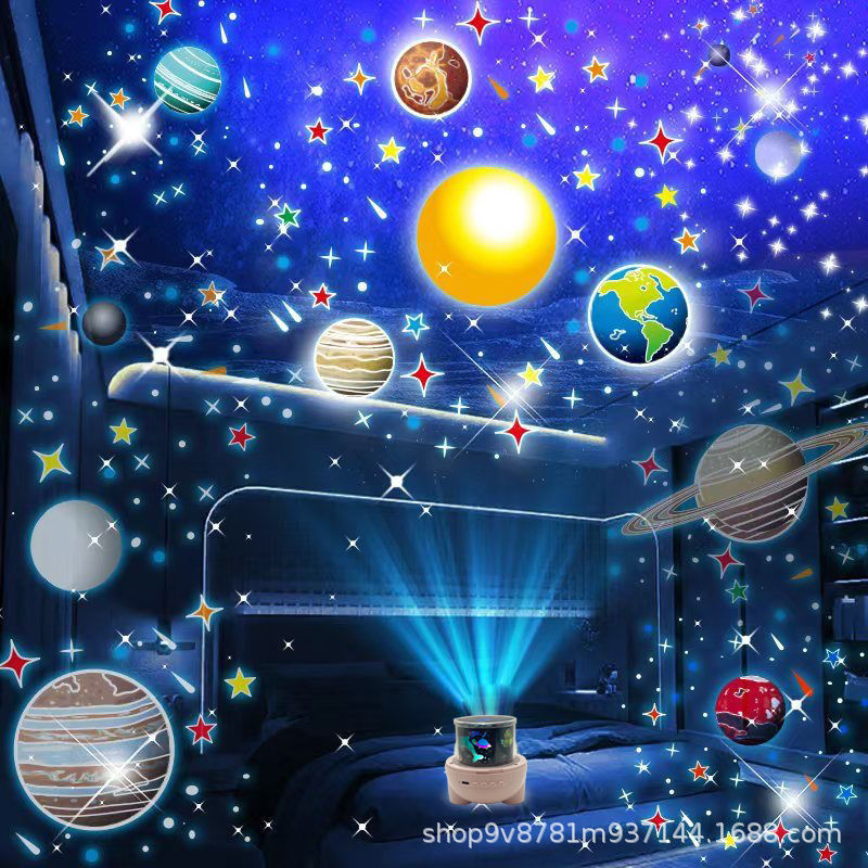 一件代发梦幻星空简约投影灯蓝牙音箱卧室浪漫情侣儿童生日礼品氛|undefined