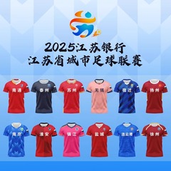 2025苏超联赛城市足球衣数码定制男女短袖足球服球迷苏超南京队服