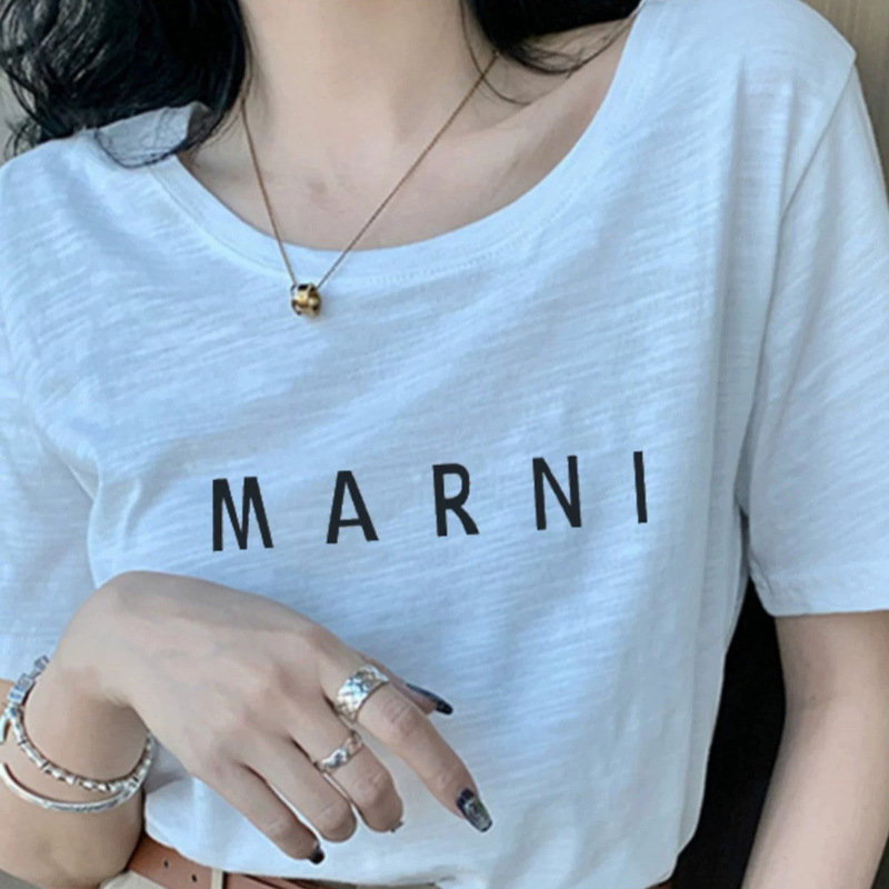 Women's bamboo cotton short-sleeve t-shirt, summer 2026 new stylish thin loose pure cotton white half-sleeve top, trendy Women's bamboo cotton short-sleeve t-shirt, summer 2026 new stylish thin loose pure cotton white half-sleeve top, trendy