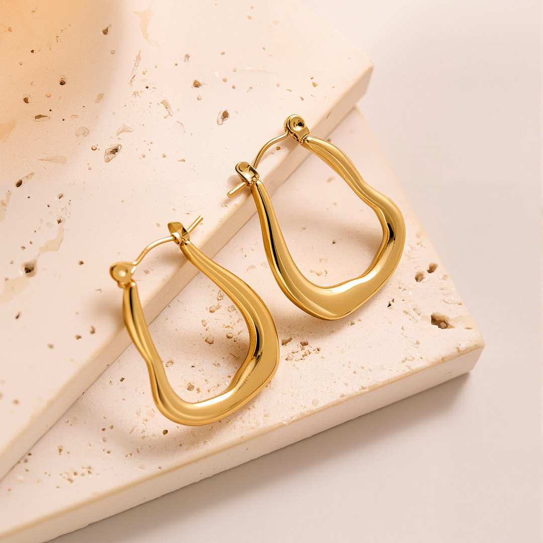Eh069 earrings gold