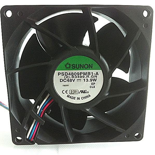 正品SUNON建准风扇9CM 9038 48V 15.36W PSD4809PMB1-A 三线AA