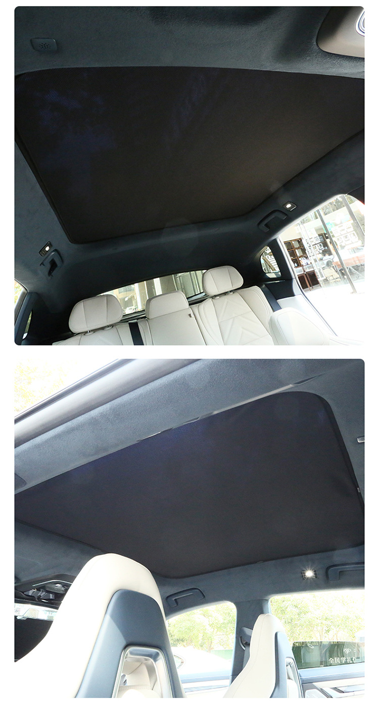 Applicable to polar Krypton 001 skylight canopy retractable sunshade roof sunshade net zeekr modification accessories sunshade