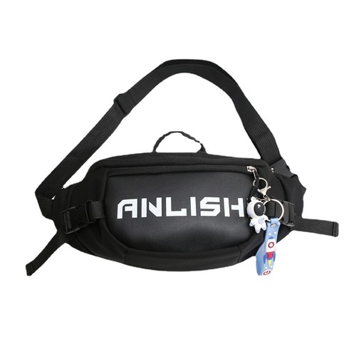 Men's New Crossbody Bag Design Sport Waist Bag for Women Students Versatile Shoulder Bag Fashion Trend Mobile Breast Bag