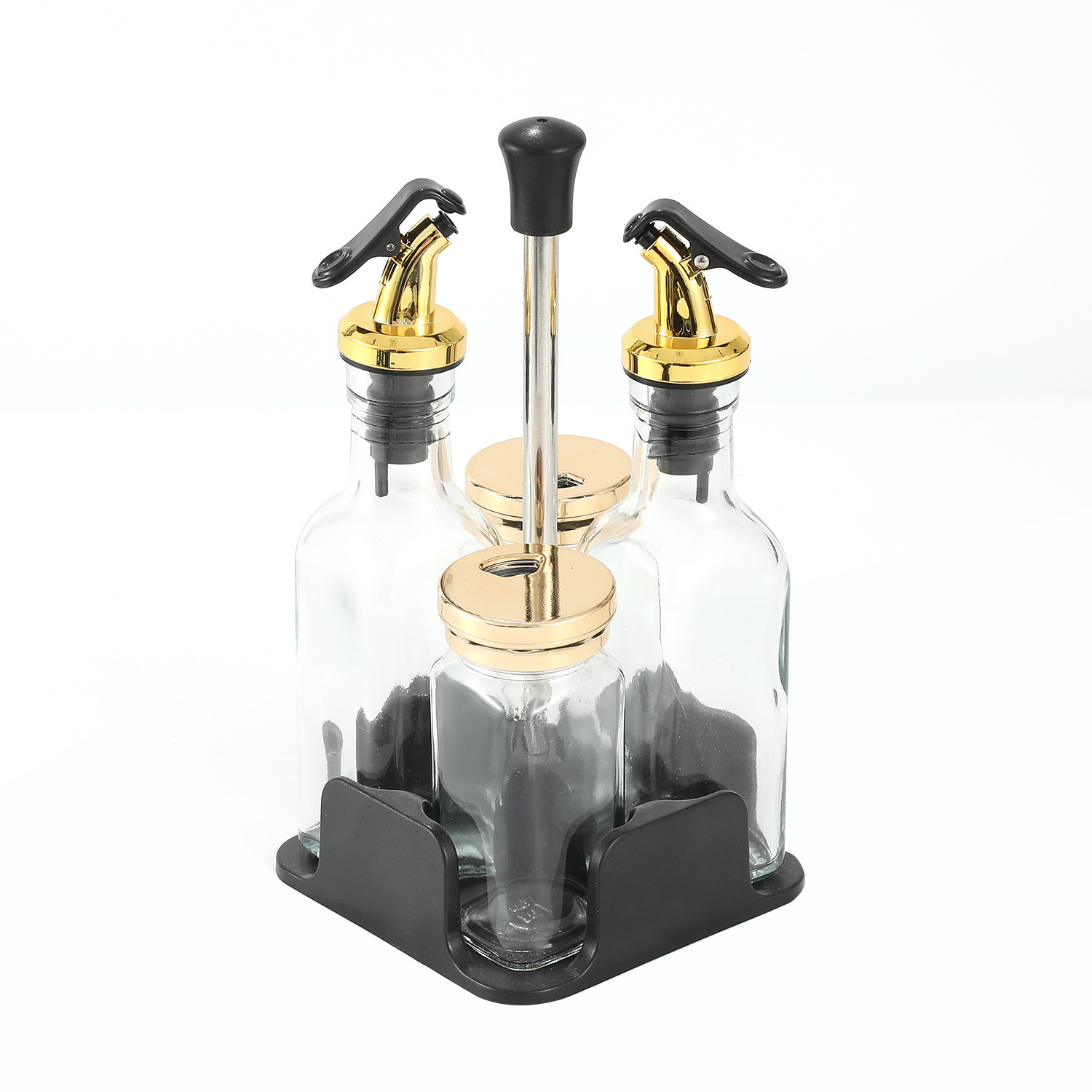 블랙 스파이스 랙 - 골드 뚜껑 길고 짧은 스타일(긴*2-짧은*2)