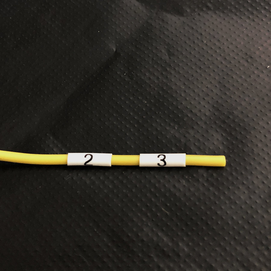 0-99 tubo de número de retracción térmica tubo de número de tubo